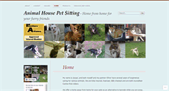 Desktop Screenshot of animalhousepetsitting.co.uk